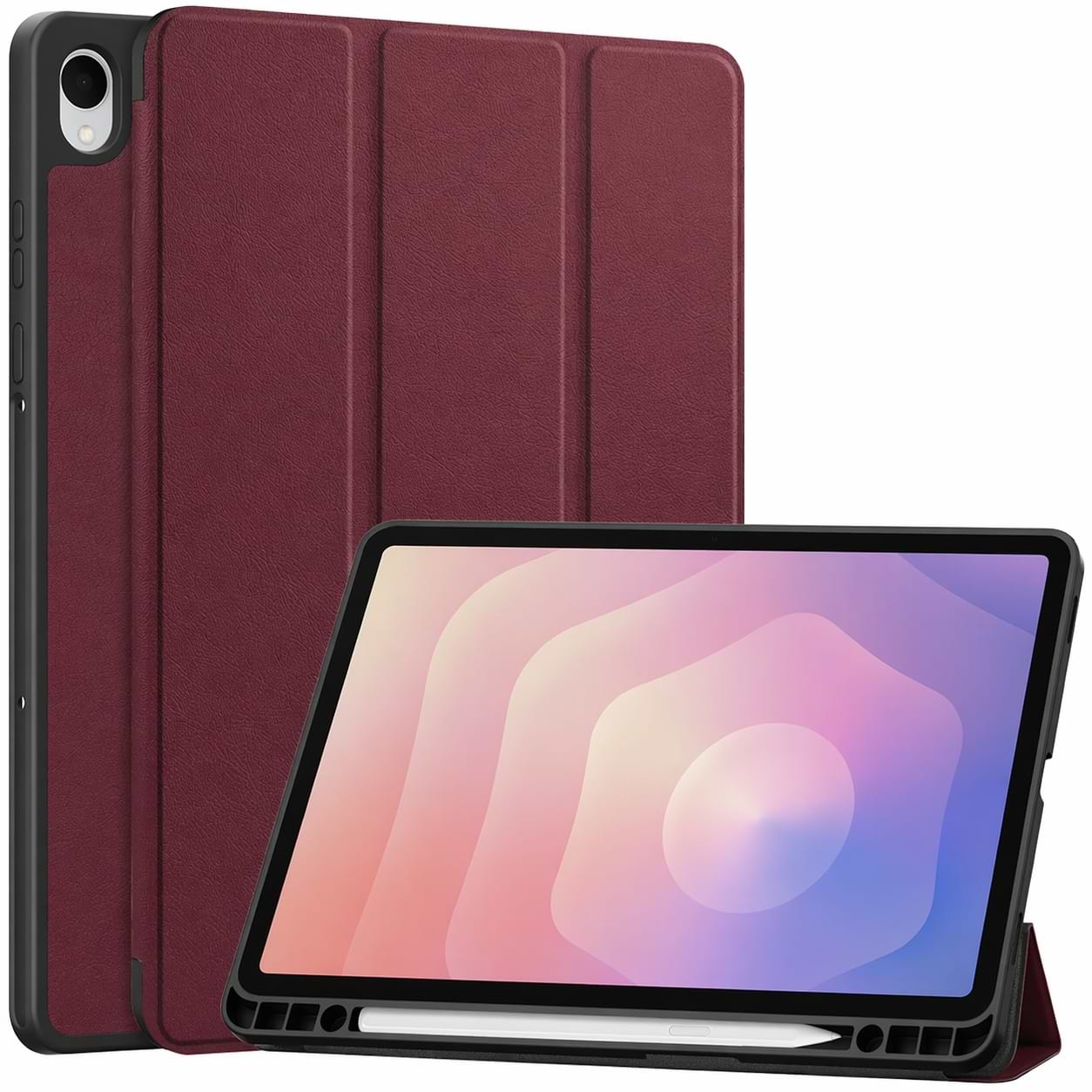 Чохол для планшета BeCover Flexible TPU Mate з кріпленням for Samsung Galaxy Tab S11 (SM-X730/X736) 11" Red Wine (715580)